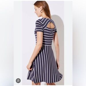 Striped Blue and White Dress‎